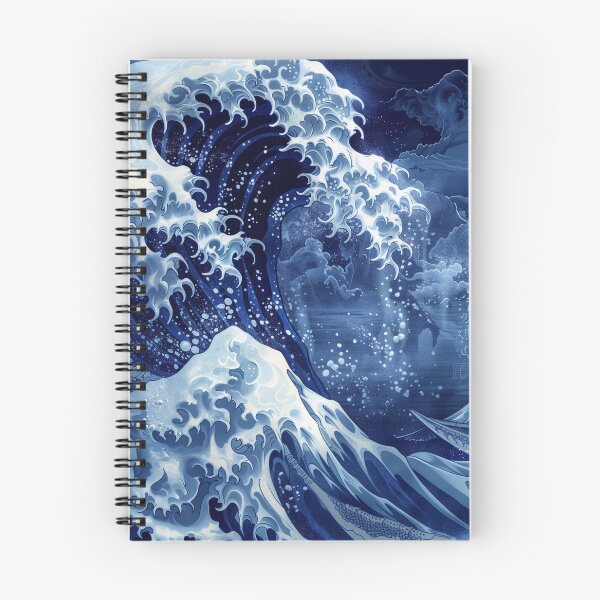 Item preview, The Great Wave's Indigo Roar designed and sold by palmyst.