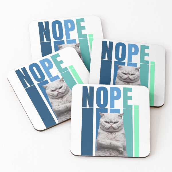 Item preview, Nope Cat designed and sold by Tajdi.