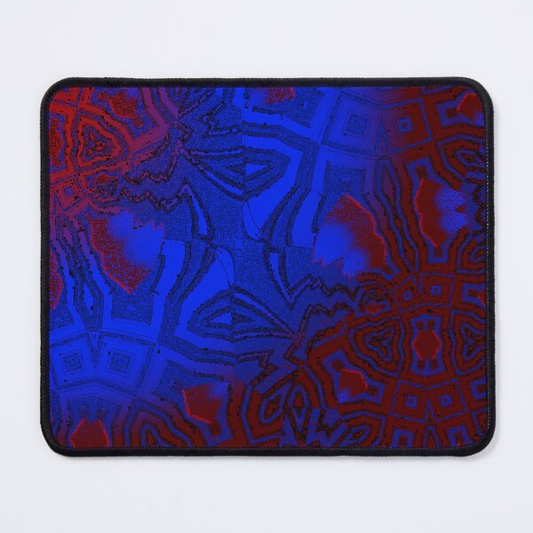 Item preview,  *CITY IMAGINARY LINE RED BLUE GEOMETRIC FACE ABSTRACT MAP SYMBOLS.* designed and sold by Ralek.