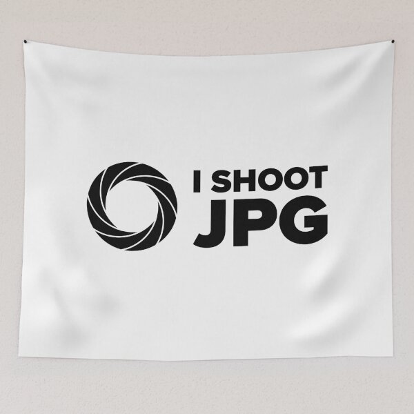 Item preview, I Shoot JPG V3 (Black Text) designed and sold by STUDIO-72.