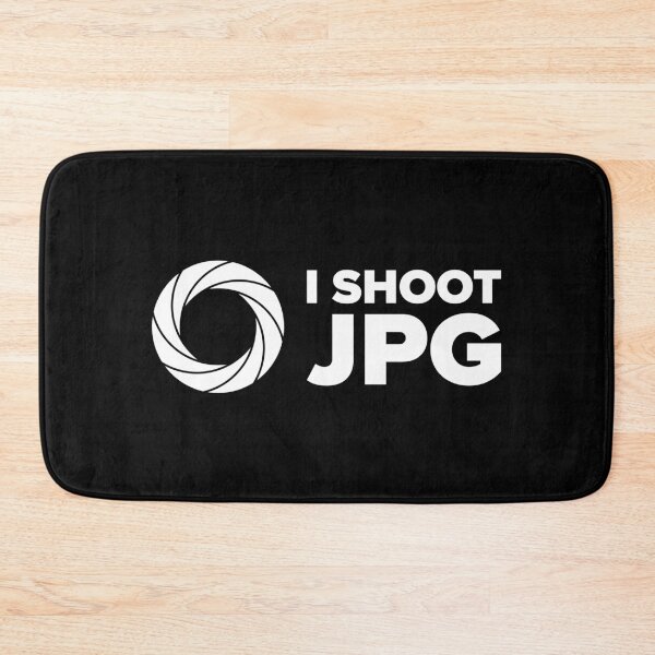 Item preview, I Shoot JPG V3 (White Text) designed and sold by STUDIO-72.