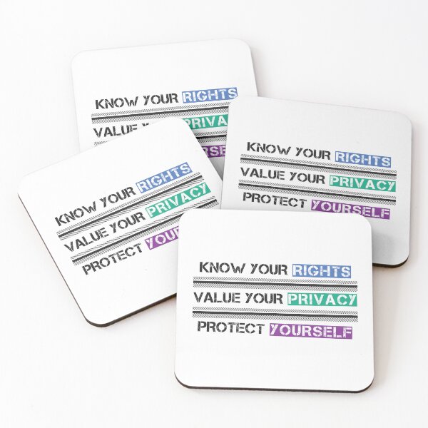 Item preview, Know Value Protect Privacy designed and sold by Z83Studio.