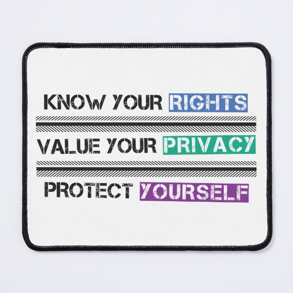 Item preview, Know Value Protect Privacy designed and sold by Z83Studio.