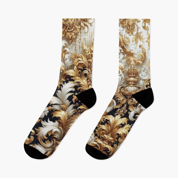 Item preview, White, Black & Gold Baroque designed and sold by DesignsByPrnces.