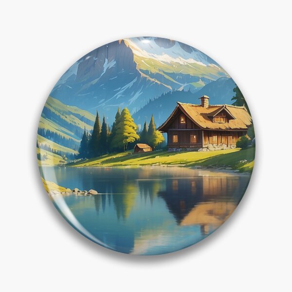 Item preview, Sun casts its golden rays over the Alps designed and sold by arjad3n.