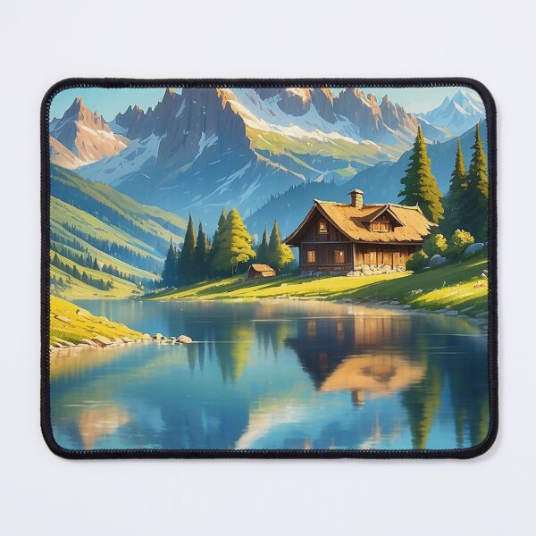 Item preview, Sun casts its golden rays over the Alps designed and sold by arjad3n.