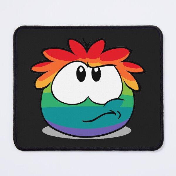 Item preview, Rainbow Puffle Club Penguin designed and sold by Farmland.