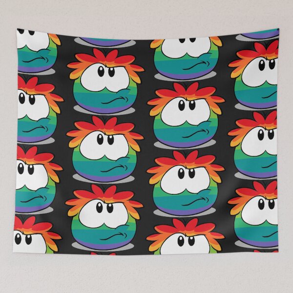 Item preview, Rainbow Puffle Club Penguin designed and sold by Farmland.