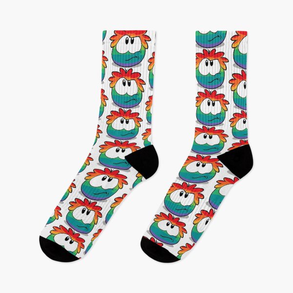 Item preview, Rainbow Puffle Club Penguin  designed and sold by Farmland.