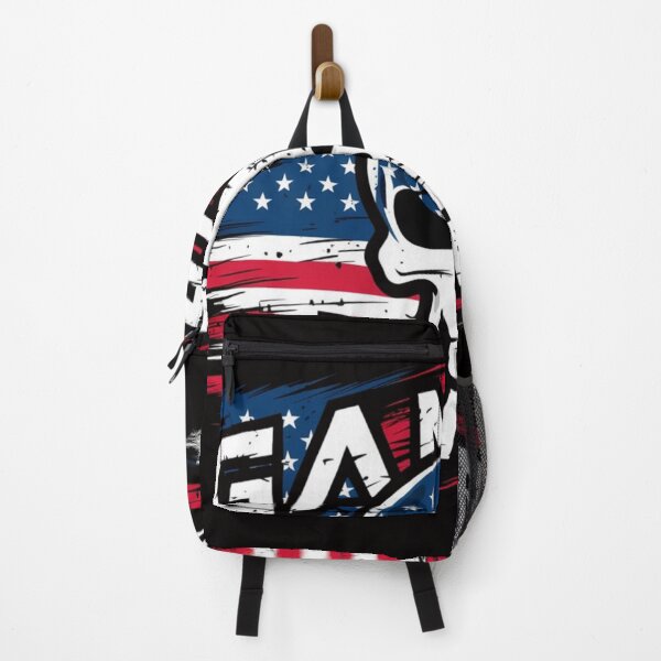 Item preview, Gamer Dad Patriotic Skull T-Shirt - American Flag Gaming Tee designed and sold by HOMEDESIGNPRINT.