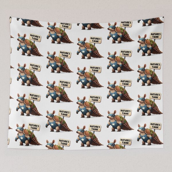 Item preview, Nature's Tank: The Mighty Armadillo :from EgyApe Artists ( 1st design ) designed and sold by egyape ⭐⭐⭐⭐⭐.