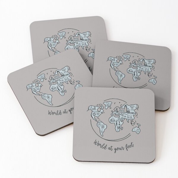 Item preview, World Map,  The World At Your Feet designed and sold by WiolettaS.