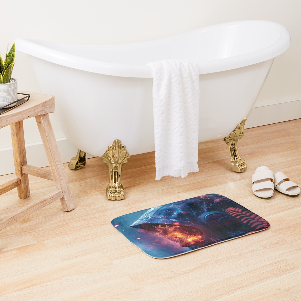 Aperçu de l'œuvre Tapis de bain créée et vendue par ArmorShell.