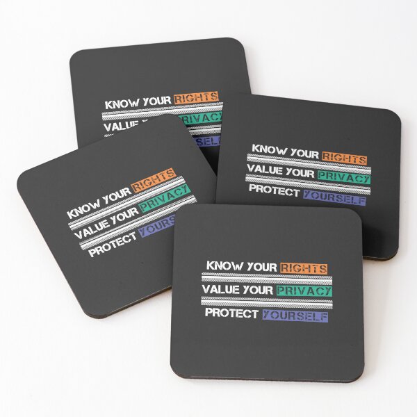 Item preview, Know Value Protect Privacy designed and sold by Z83Studio.
