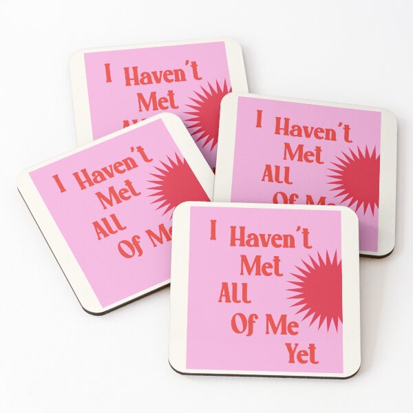 Item preview, I Haven't Met All of Me Yet - Red & PInk Poster designed and sold by danielalorenzo.
