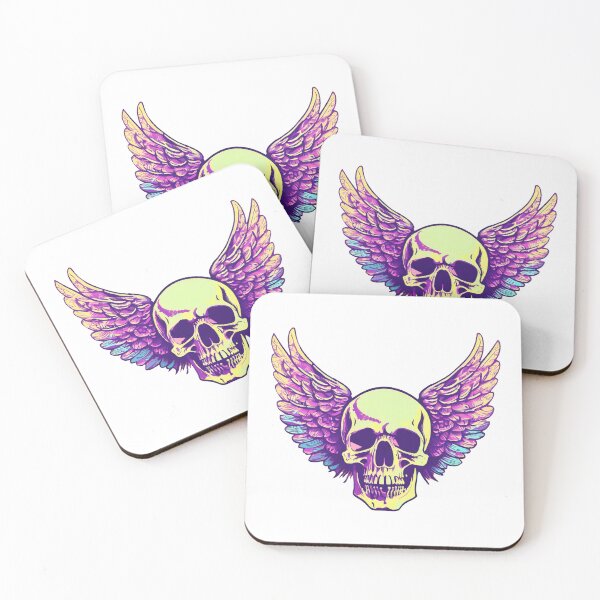 Item preview, Skull with wings designed and sold by hhh-art.