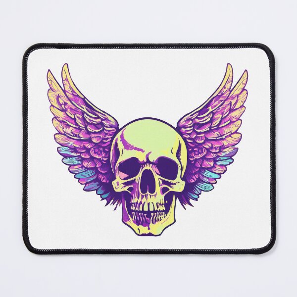 Item preview, Skull with wings designed and sold by hhh-art.