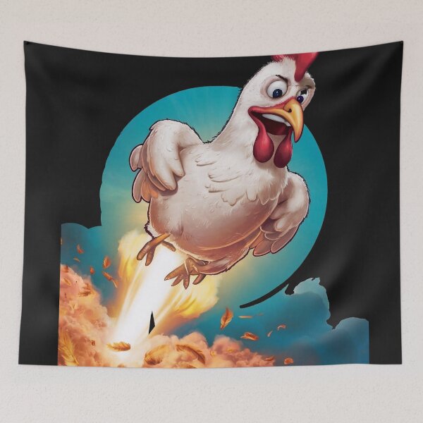 Item preview, Rocket chicken designed and sold by Tajdi.