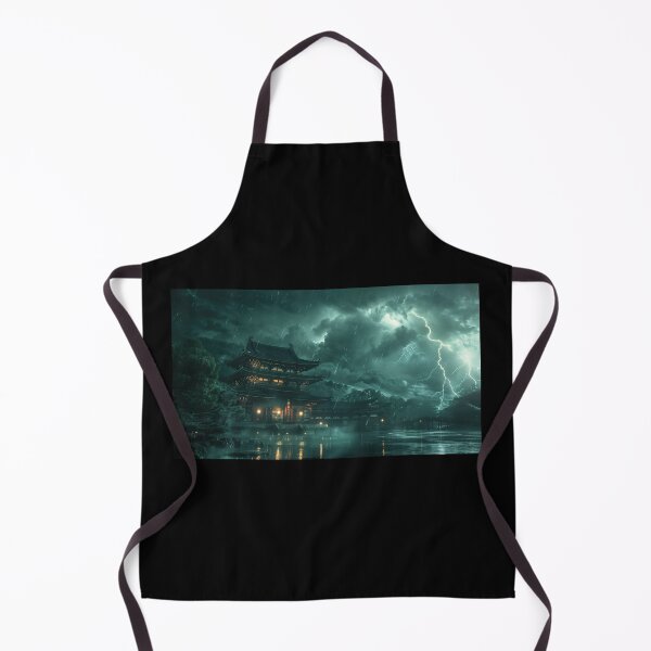Item preview, Storm's Serenade Over Ancient Shrine designed and sold by palmyst.