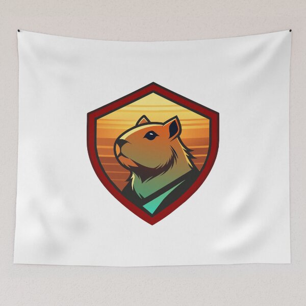 Item preview, Capybara logo designed and sold by krabbaraban.