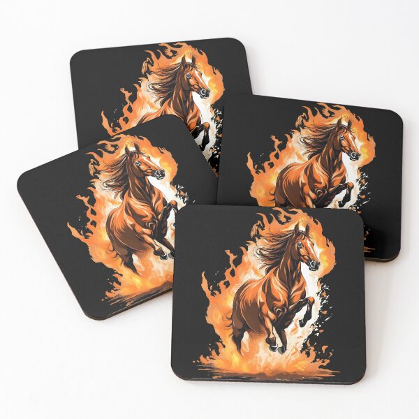 Item preview, fire horse, illustration, applique, fiery horse designed and sold by orthodox-icon.