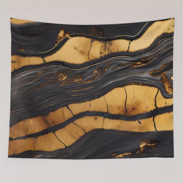 Item preview, Textura de madera negra y dorada. designed and sold by L7GraphicLab.