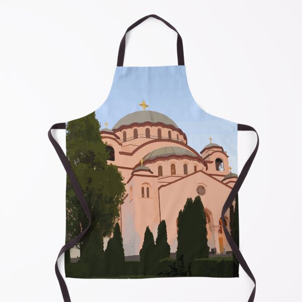 Item preview, Belgrade Architectural Print - Serene Cityscape, Iconic Landmark - St Sava Church designed and sold by ramonascarlett.