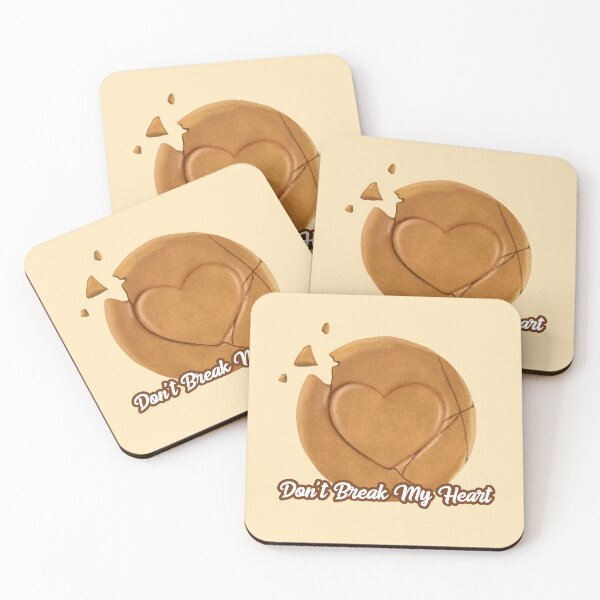 Item preview, cute kawaii korea dalgona candy sticker T-shirt dont break my heart designed and sold by Narukuku.