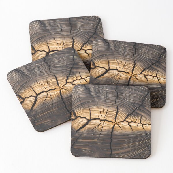 Item preview, Black and Gold wooden texture designed and sold by L7GraphicLab.