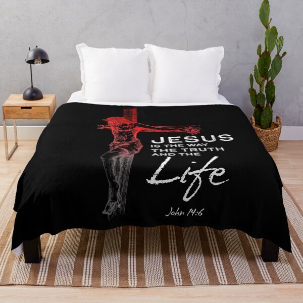 Item preview, Jesus The Way Truth Life Christian Faith Inspirational Verse designed and sold by LumbardaDesigns.