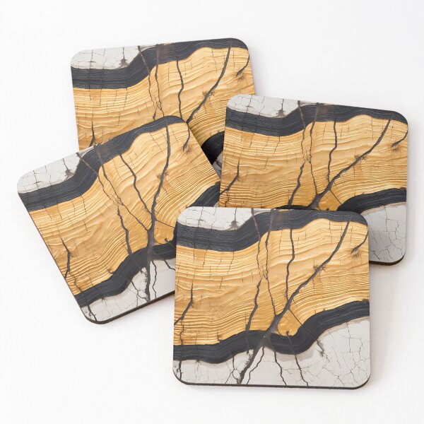 Item preview, Black and Gold wooden texture designed and sold by L7GraphicLab.