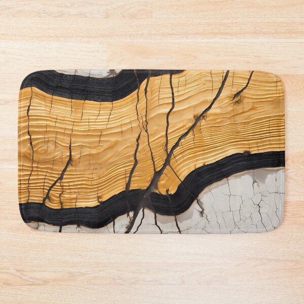 Item preview, Black and Gold wooden texture designed and sold by L7GraphicLab.