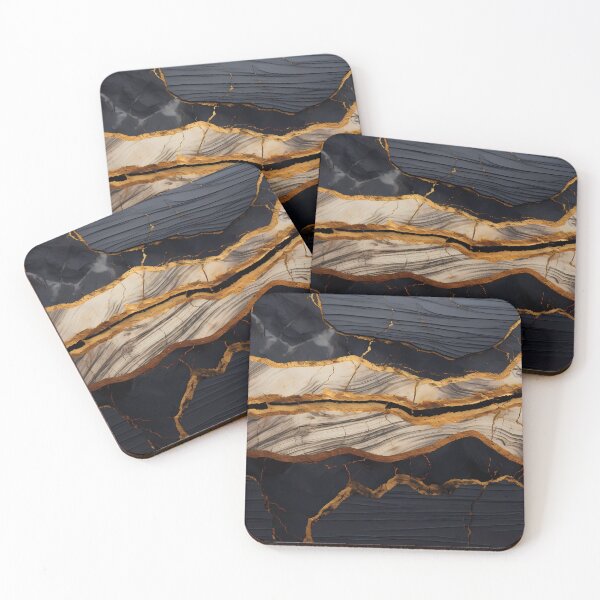 Item preview, Black and Gold wooden texture designed and sold by L7GraphicLab.