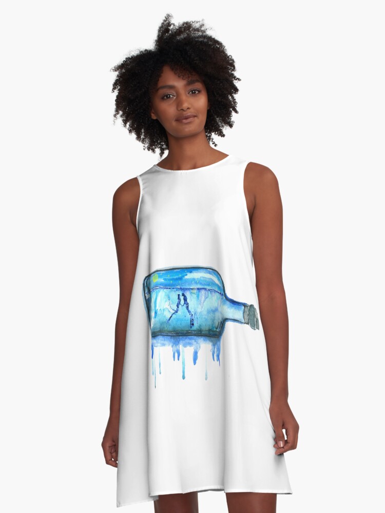 Vestido acampanado for Sale con la obra Buzos pareja de buceo pareja de buzos de Rosaliartbook Redbubble