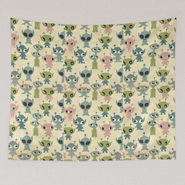 Item preview, space pattern designed and sold by TEEJAMBOREE.