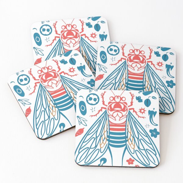Item preview, funny Cicada Insect Bug Colorful Great Eastern Brood X Cicada designed and sold by corbo land.