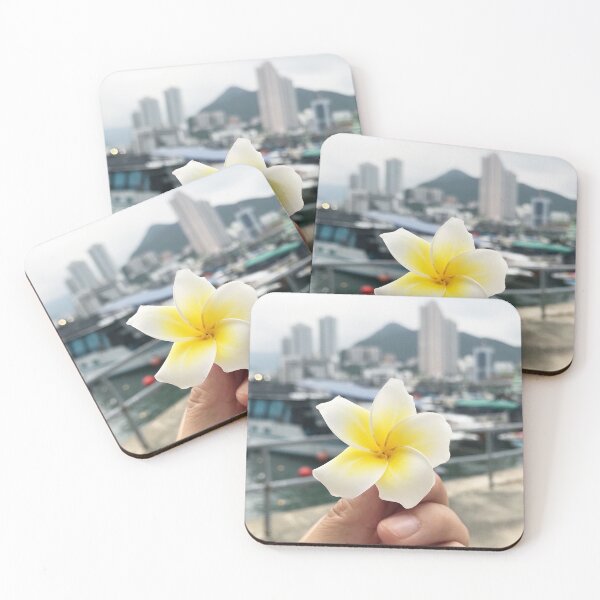 Item preview, Holding a pretty plumeria in Hong Kong designed and sold by aiko-p.