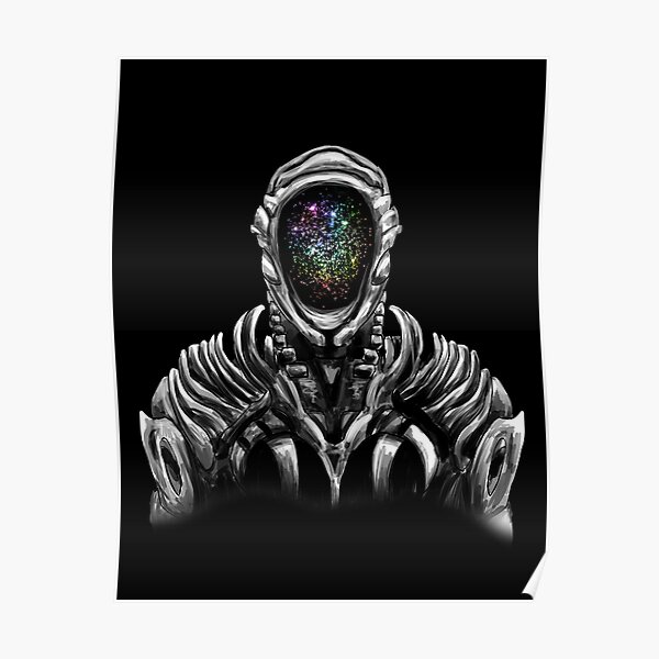 Lost In Space Robot (Rainbow) Poster