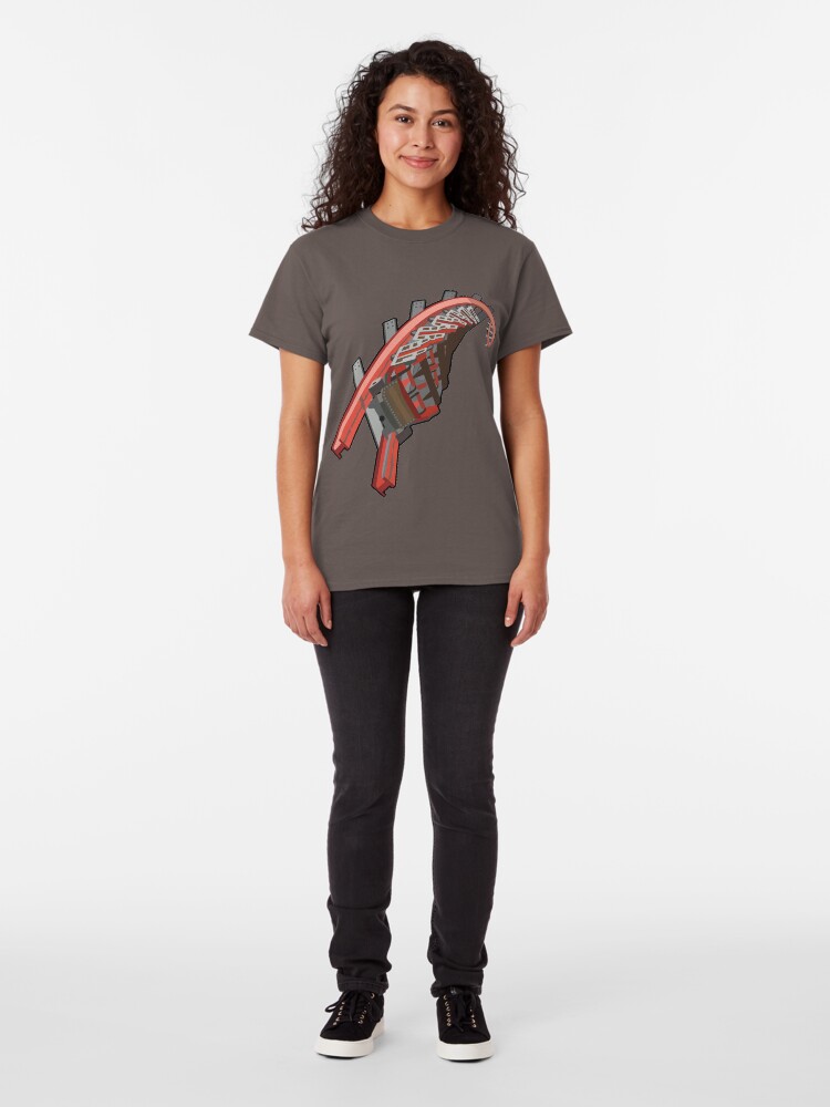 Alternate view of RMC Rocky Mountain Coaster IBOX Design Classic T-Shirt