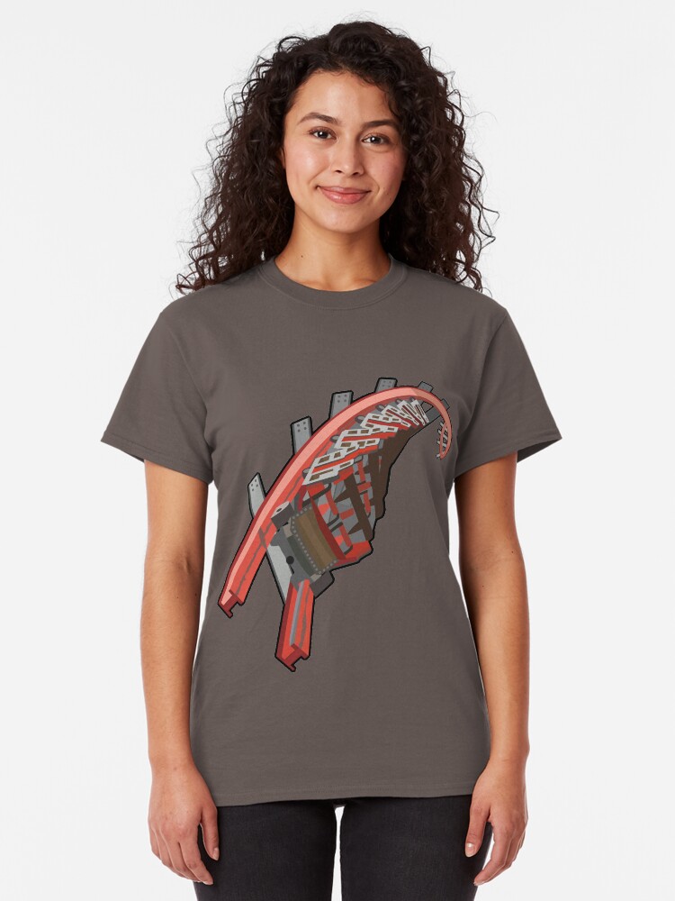 Alternate view of RMC Rocky Mountain Coaster IBOX Design Classic T-Shirt