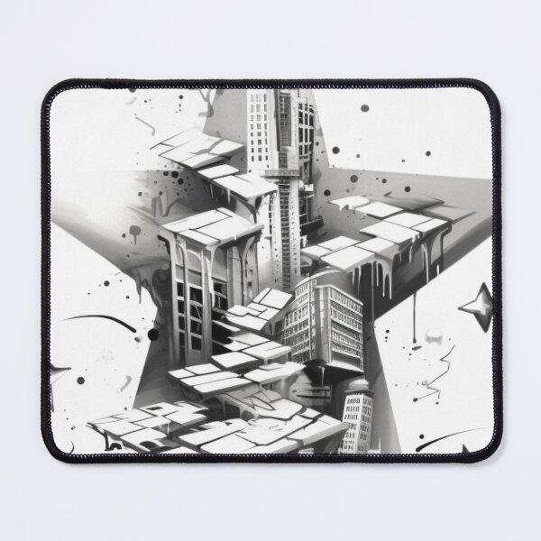 Item preview, Greyscale City Stars Design 2 of 5 designed and sold by Jenson Major.