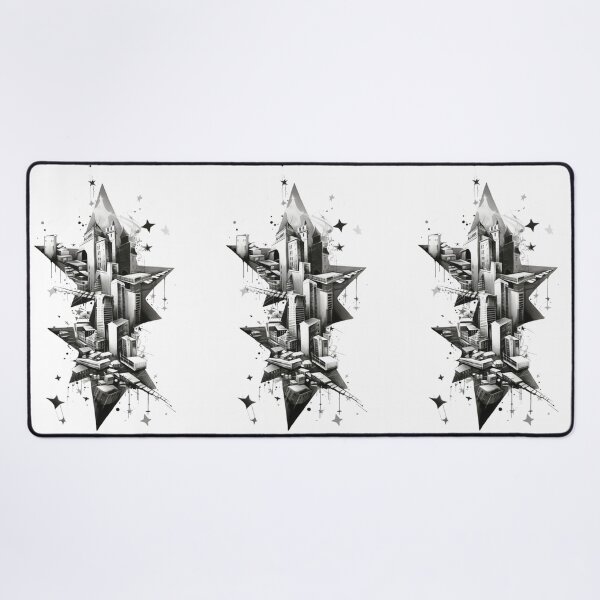 Item preview, Greyscale City Stars Design 3 of 5 designed and sold by Jenson Major.