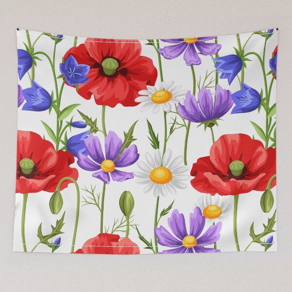 Item preview, Floral seamless pattern flowers designed and sold by Mirksaz-designs.