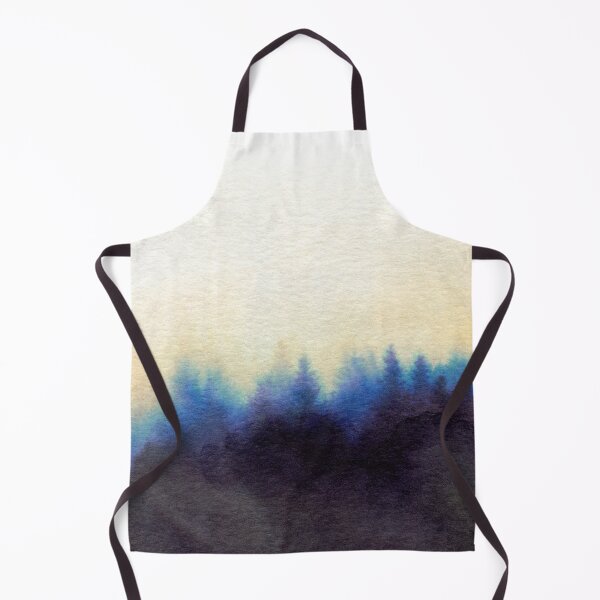 Item preview, Woodland horizon watercolor artwork designed and sold by FleurDesign.