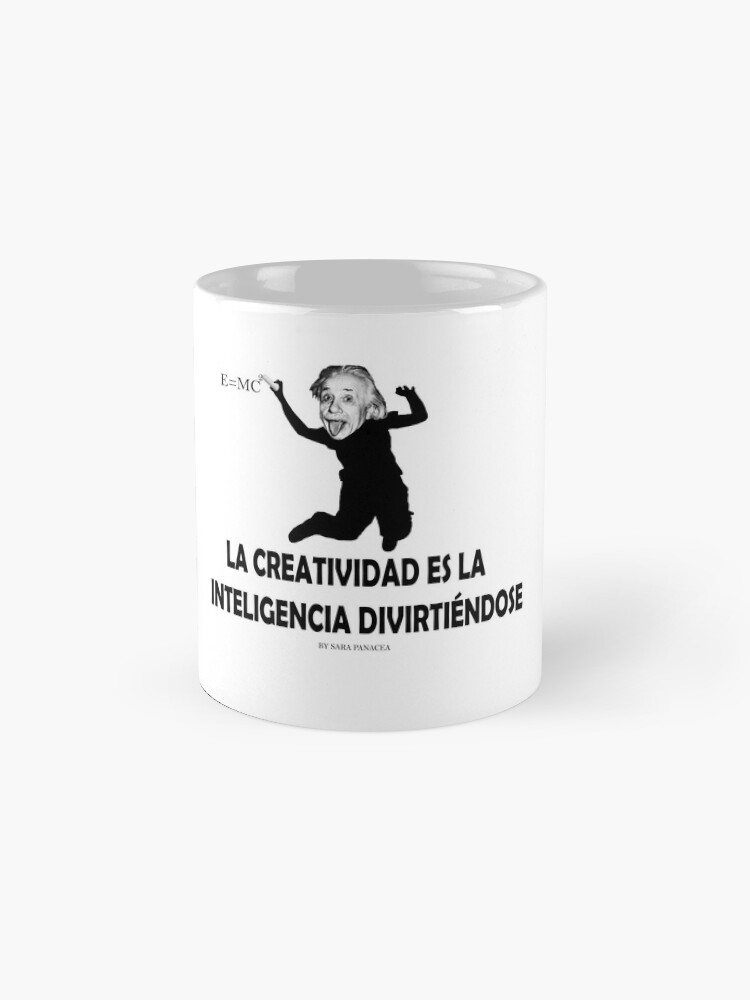 Vista alternativa de Taza EINSTEIN: LA CREATIVIDAD ES LA INTELIGENCIA DIVIRTIENDOSE