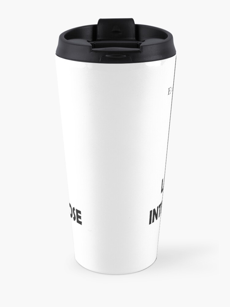Vista alternativa de Taza de viaje EINSTEIN: LA CREATIVIDAD ES LA INTELIGENCIA DIVIRTIENDOSE