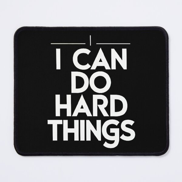 Item preview, I Can Do Hard Things designed and sold by Hairball-Pets.