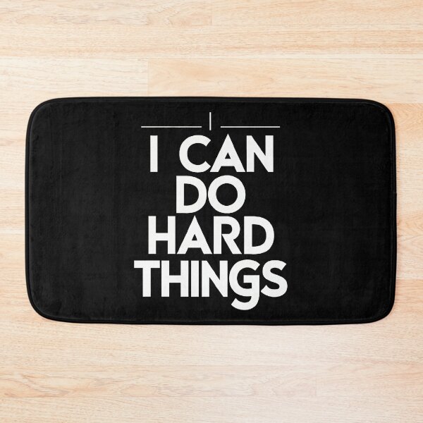 Item preview, I Can Do Hard Things designed and sold by Hairball-Pets.