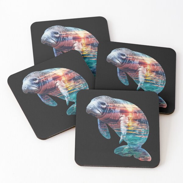 Item preview, Colorful Manatee Double Exposure  designed and sold by A-jackson.