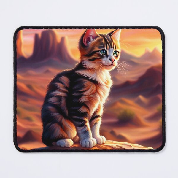 Item preview, A Grumpy Kitten sitting on a rock designed and sold by VladisWorld.